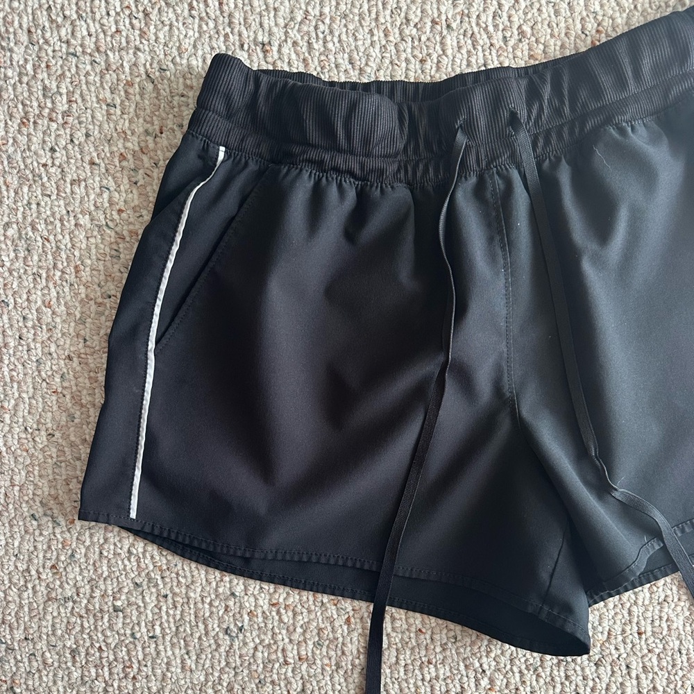 RBX Black Athletic Shorts Lightweight Drawstring Fit - Picture 4 of 6